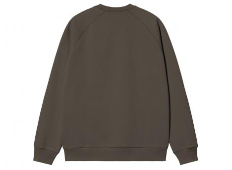 Carhartt WIP Chase Sweat Shungite / Gold I033660.3X9.XX.03
