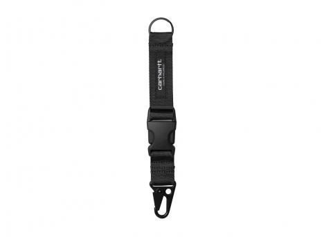 Carhartt WIP Click Keyholder Recycled Polyester Webbing Black I035375