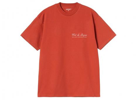 Carhartt WIP Cloud Heart Tshirt Oxide Red I036244