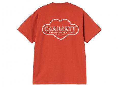 Carhartt WIP Cloud Heart Tshirt Oxide Red I036244
