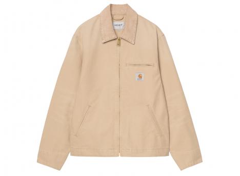 Carhartt WIP Detroit Jacket Canvas Dusty Hamilton Brown / Stone Canvas I034819