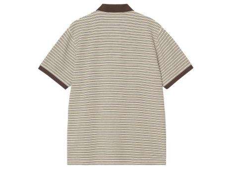 Carhartt WIP Dion Polo Cotton Waffle Dion Stripe Wax I036306