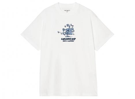 Carhartt WIP Dirty Laundry Tshirt White I037262.02.XX.03