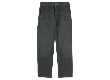 Carhartt WIP Double Knee Pant Raven Stone Canvas I034796.3T6.4O.32