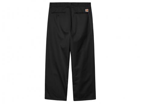Carhartt WIP Evan Pant Twill Black rinsed I036622