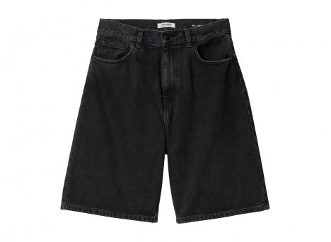 Carhartt WIP Femme Brandon Short Denim Black Stone washed I037021