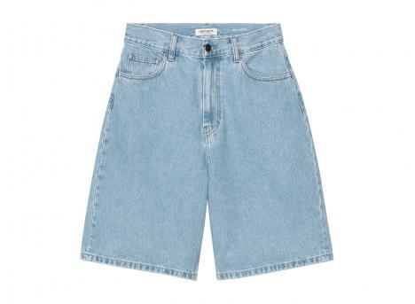 Carhartt WIP Women Brandon Short Denim Blue Stone bleached I037021