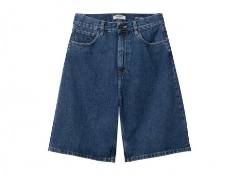Carhartt WIP Women Brandon Short Denim Blue Stone washed I037021