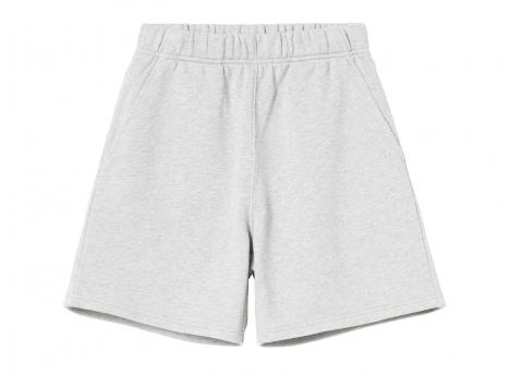 Carhartt WIP Women Brenta Sweat Short Ash Heather / White heavy stone wash I036292