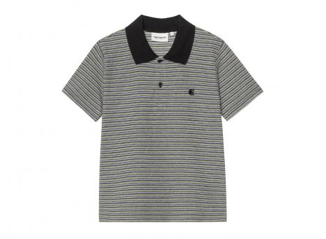 Carhartt WIP Femme Dion Polo Cotton Waffle Dion Stripe Icaria I036355