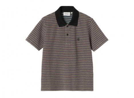 Carhartt WIP Femme Dion Polo Cotton Waffle Dion Stripe Lily I036355