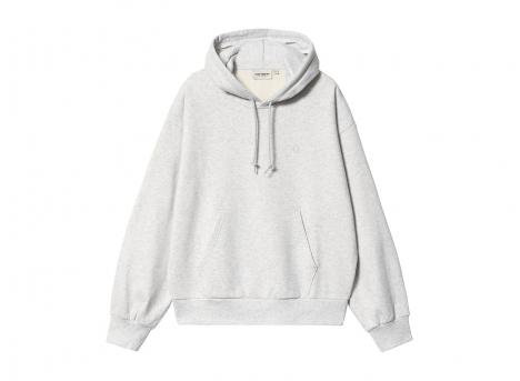 Carhartt WIP Femme Hooded Casey Sweatshirt Ash Heather / Silver I032644.1DQ.XX.03