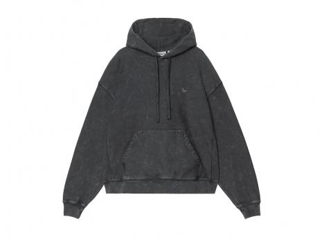 Carhartt WIP Femme Hooded Lambert Sweat Black Moon Wash I037151.89.FQ.03
