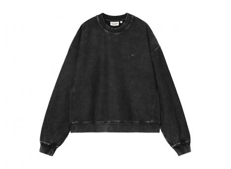 Carhartt WIP Femme Lambert Sweat Black Moon Wash I037154.89.FQ.03
