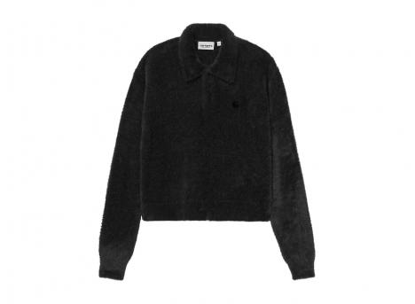 Carhartt WIP Femme LS Maine Polo Sweater Black / Black I037038.00E.XX.03