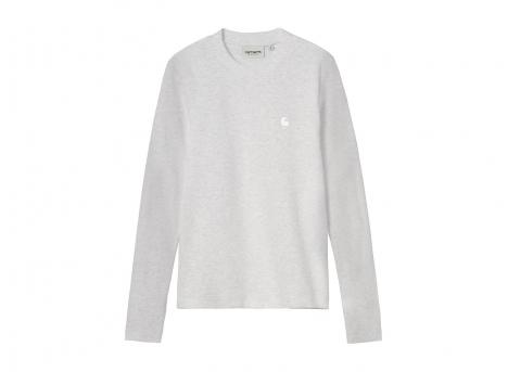 Carhartt WIP Women LS Philipa Tshirt Ash Heather I037165.482.XX.03