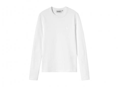 Carhartt WIP Femme LS Philipa Tshirt White I037165.02.XX.03