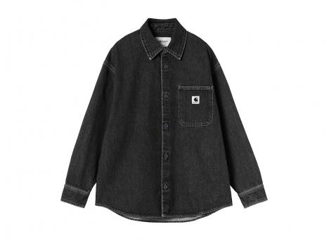 Carhartt WIP Femme Marly Shirt Jac Black Heavy Stone Wash I037529.89.60.03