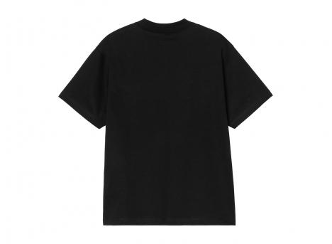 Carhartt WIP Femme Pocket Small Heart Tshirt Black / Black I037166.00E.XX.03