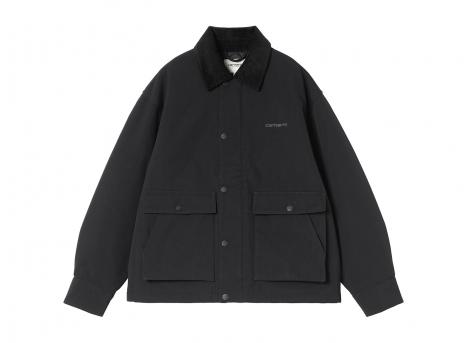 Carhartt WIP Femme Quentin Jacket Black / Styx I037042.3X7.XX.03