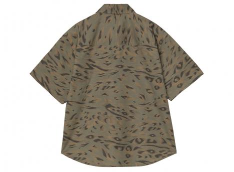 Carhartt WIP Femme Travon Shirt Duck Feather Print Cypres I036794.3TD.XX.03