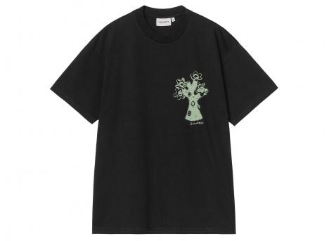 Carhartt WIP Forma Tshirt Black heavy stone wash I036254