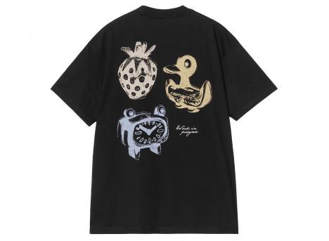 Carhartt WIP Forma Tshirt Black heavy stone wash I036254