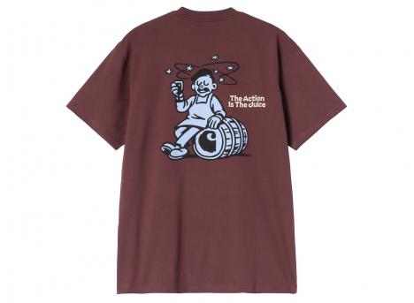Carhartt WIP Grape Picker Tshirt Amarone I037231.826.XX.03