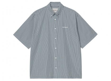 Carhartt WIP Groff Shirt Groff Check Blue River I036191