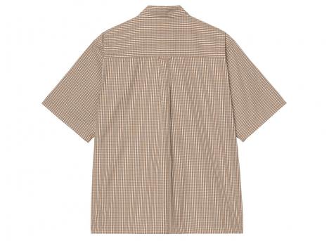 Carhartt WIP Groff Shirt Groff Check Hamilton Brown I036191