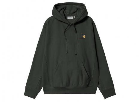 Carhartt WIP Hooded American Script Sweat Raven I028279.3T6.XX.03