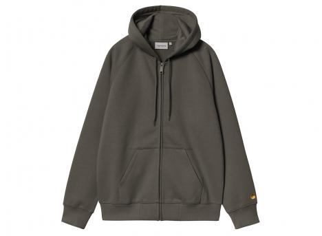 Carhartt WIP Hooded Chase Jacket Shungite / Gold I033664.3X9.XX.03