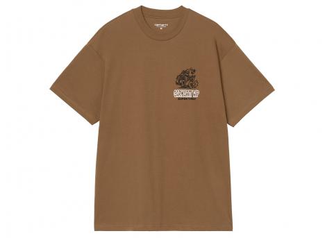 Carhartt WIP Hot Rat Tshirt WIP H Brown I037230.3TG.XX.03