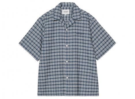 Carhartt WIP Kander Shirt Kander Check Blue River I036194