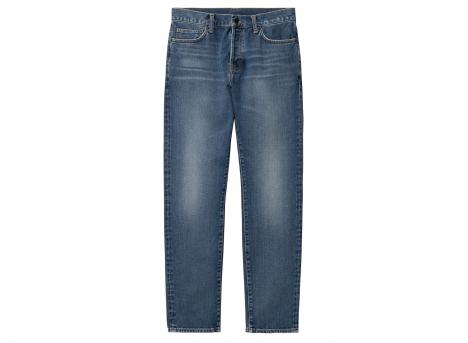 Carhartt WIP Klondike Pant Blue Dark Used Wash I029207.01.4L.3