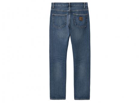 Carhartt WIP Klondike Pant Blue Dark Used Wash I029207.01.4L.3