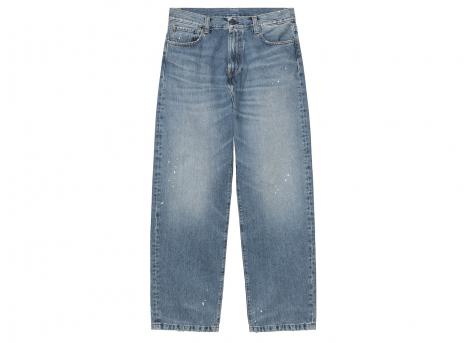 Carhartt WIP Landon Pant Blue Destroy Wash Splatter I034733.01.EJ.00
