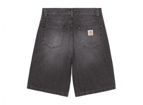 Carhartt WIP Landon Short Denim Black worn bleached I030469