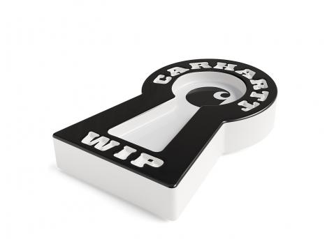 Carhartt WIP Locked Cone Incense Holder Ceramic White / Black I036752