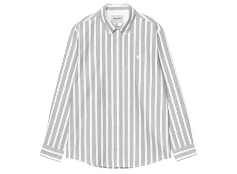 Carhartt WIP LS Deven Shirt Deven Stripe Black / White I036198