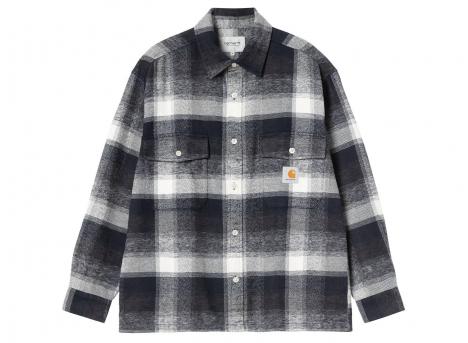 Carhartt WIP LS Esterson Shirt Esterson Check Dark Navy I037139.3ZH.XX.03