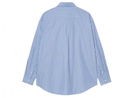 Carhartt WIP LS Keene Shirt Keene Stripe Curacao I036805.3T5.XX.03