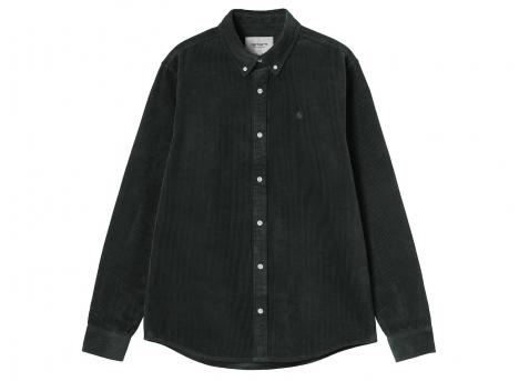 Carhartt WIP LS Madison Cord Shirt Raven I029958.3T6.XX.03