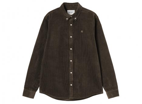 Carhartt WIP LS Madison Cord Shirt Tobacco I029958.47.XX.03