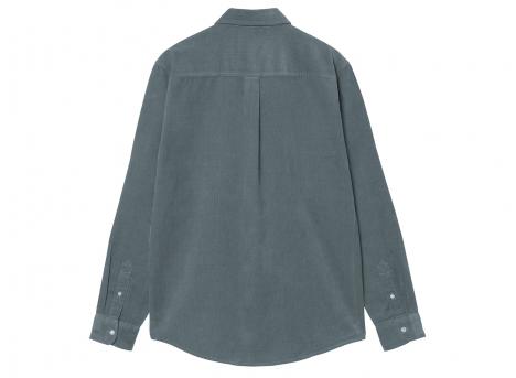Carhartt WIP LS Madison Fine Cord Shirt Cozy Blue / Wax I030580