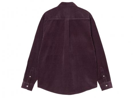Carhartt WIP LS Madison Fine Cord Shirt Cozy Purple / Wax I030580