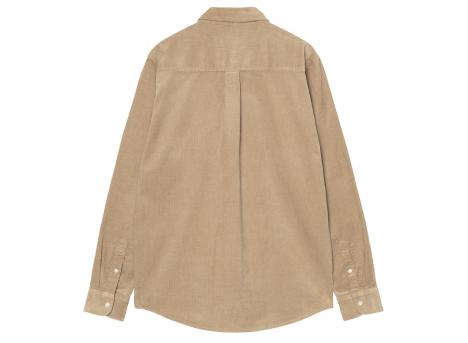 Carhartt WIP LS Madison Fine Cord Shirt Iroko / Wax I030580