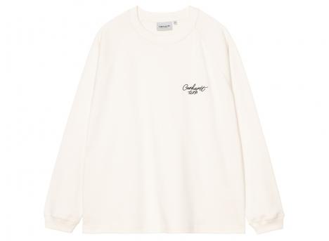 Carhartt WIP LS Signature Rib Tshirt Wax / Black I037121.0D3.XX.03