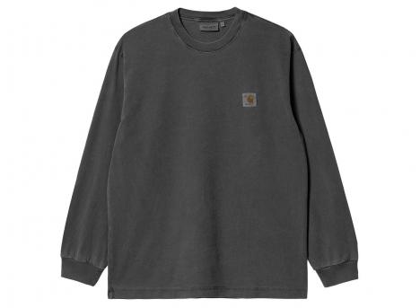 Carhartt WIP LS Vista Tshirt Black Garment Dyed I030779.89.GD.03