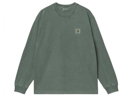 Carhartt WIP LS Vista Tshirt Dark Scarab Garment Dyed I030779.3U0.GD.03